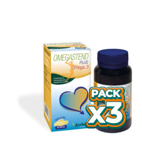 Pack 3x OMEGASTEND PLUS 60 PERLAS DERBOS