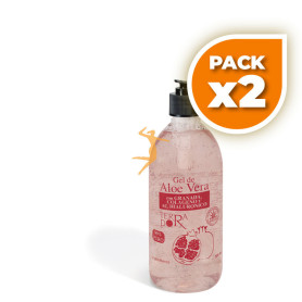 Pack 2x GEL ALOE VERA Y GRANADA 500Ml. DERBOS