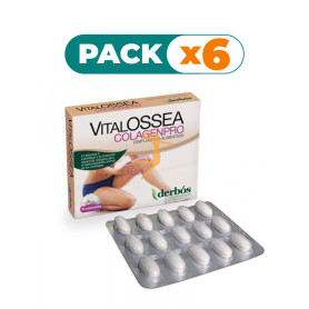 Pack 6x VITALOSSEA COLAGENPRO 30 COMPRIMIDOS DERBOS