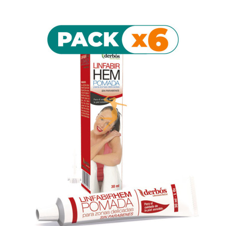 Pack 6x LINFABIR POMADA HEM 30Ml. DERBOS