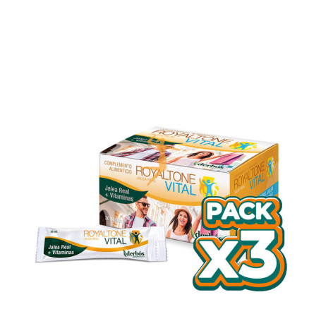 Pack 3x ROYALTONE VITAL 20 STICKS DERBOS