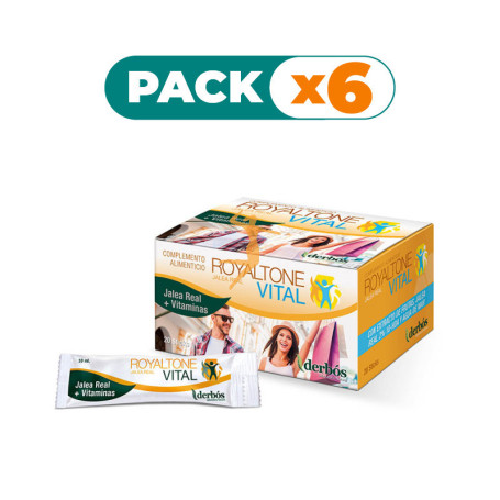 Pack 6x ROYALTONE VITAL 20 STICKS DERBOS