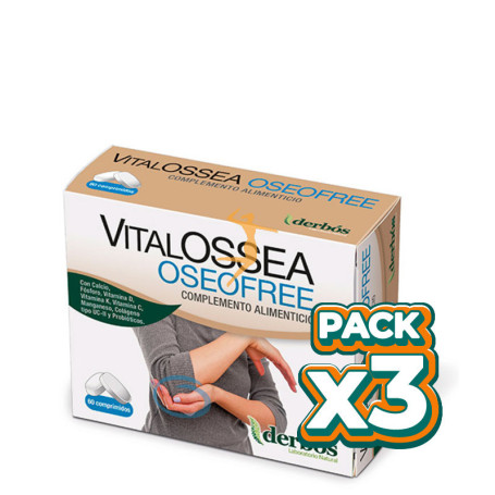 Pack 3x VITALOSSEA OSEOFREE 60 COMPRIMIDOS DERBOS