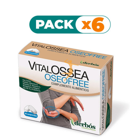 Pack 6x VITALOSSEA OSEOFREE 60 COMPRIMIDOS DERBOS