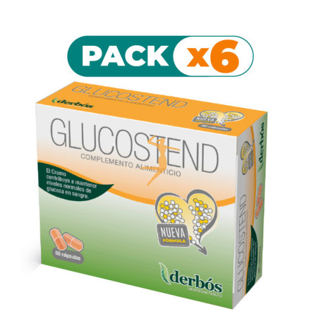 Pack 6x GLUCOSTEND 60 CAPSULAS DERBOS