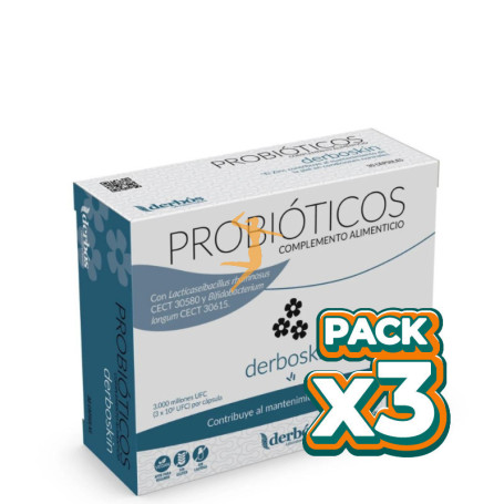 Pack 3x DERBOSKIN 30 CAPSULAS DERBOS