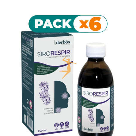 Pack 6x SIRORESPIR 250Ml DERBOS