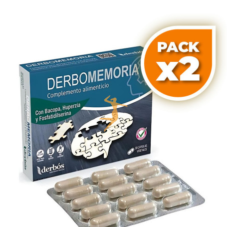Pack 2x DERBOMEMORIA 30 CÁPSULAS DERBÓS
