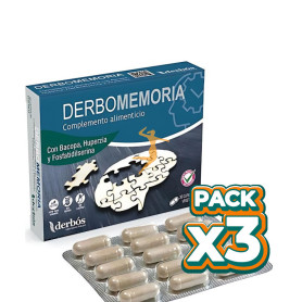 Pack 3x DERBOMEMORIA 30 CÁPSULAS DERBÓS