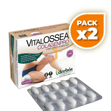 Pack 2x VITALOSSEA COLAGENPRO 60 COMPRIMIDOS DERBÓS