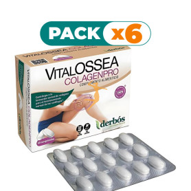 Pack 6x VITALOSSEA COLAGENPRO 60 COMPRIMIDOS DERBÓS