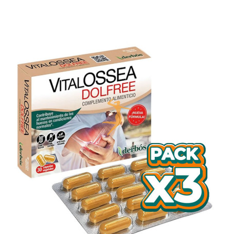 Pack 3x VITALOSSEA DOLFREE 30 CÁPSULAS DERBOS