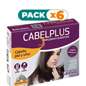 Pack 6x CABELPLUS 30 COMPRIMIDOS DERBÓS