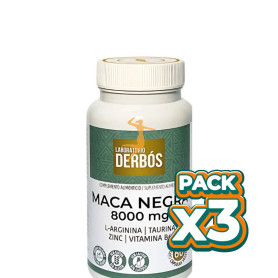 Pack 3x MACA NEGRA 8000MG 60 CÁPSULAS VEGETALES DERBÓS