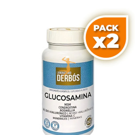 Pack 2x GLUCOSAMINA 60 COMPRIMIDOS DERBÓS