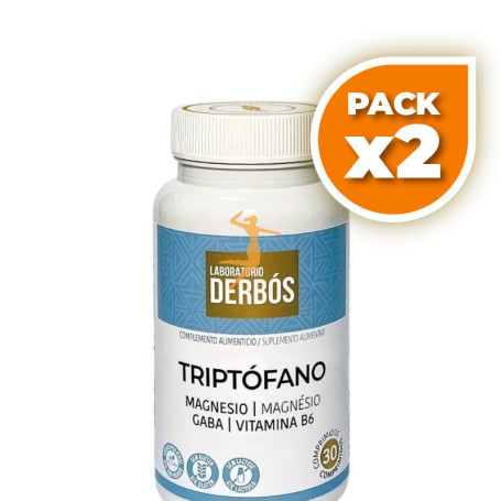Pack 2x TRIPTÓFANO 30 COMPRIMIDOS DERBÓS
