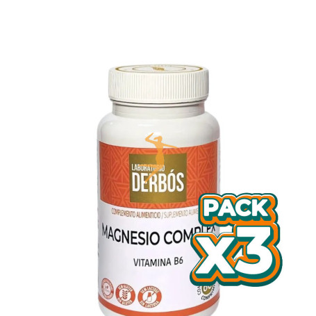 Pack 3x MAGNESIO COMPLEX 60 COMPRIMIDOS DERBÓS