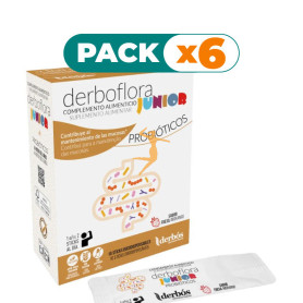 Pack 6x DERBOFLORA JUNIOR 10 STICKS DERBOS