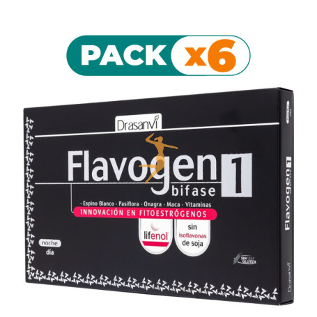 Pack 6x FLAVOGEN BIFASE 60 CÁPSULAS DRASANVI