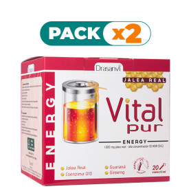 Pack 2x VITALPUR ENERGY 20 VIALES DRASANVI