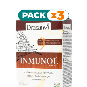 Pack 3x INMUNOL 36 CÁPSULAS DRASANVI