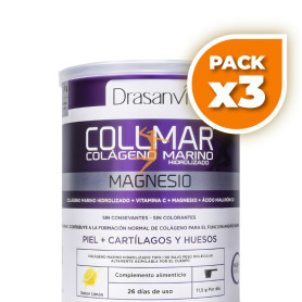 Pack 3x COLLMAR CON MAGNESIO SABOR LIMÓN 300G DRASANVI
