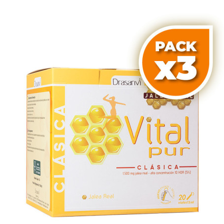 Pack 3x VITALPUR CLÁSICA 20 VIALES DRASANVI