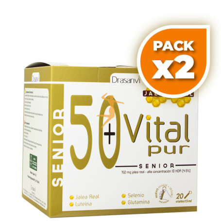 Pack 2x VITALPUR SENIOR 20 VIALES DRASANVI