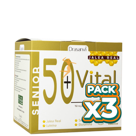 Pack 3x VITALPUR SENIOR 20 VIALES DRASANVI