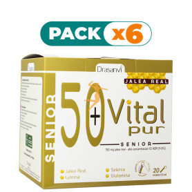 Pack 6x VITALPUR SENIOR 20 VIALES DRASANVI