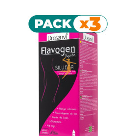 Pack 3x FLAVOGEN SILUETA 500Ml. DRASANVI