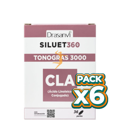 Pack 6x CLA TONOGRAS 36 PERLAS DRASANVI