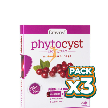 Pack 3x PHYTOCYST 30 COMPRIMIDOS DRASANVI