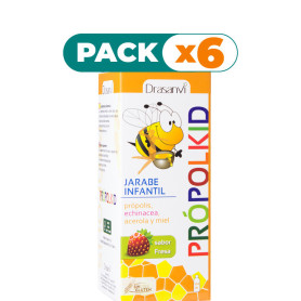 Pack 6x PROPOLKID JARABE 150Ml. DRASANVI