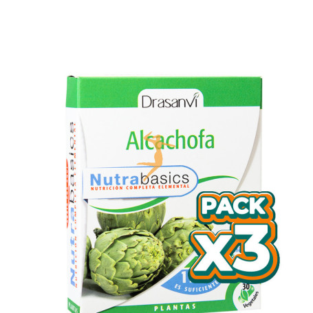 Pack 3x ALCACHOFA 30 CÁPSULAS DRASANVI
