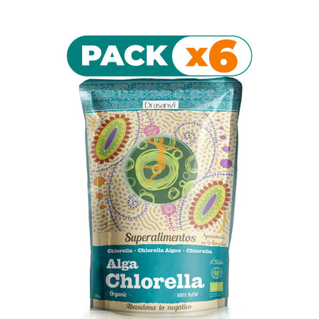 Pack 6x ALGA CHLORELLA BIO 90Gr. DRASANVI