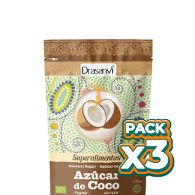 Pack 3x AZUCAR DE COCO BIO 300Gr. DRASANVI