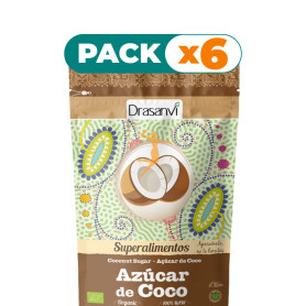 Pack 6x AZUCAR DE COCO BIO 300Gr. DRASANVI