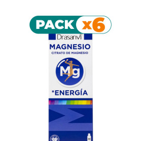 Pack 6x CITRATO DE MAGNESIO 250Ml. DRASANVI