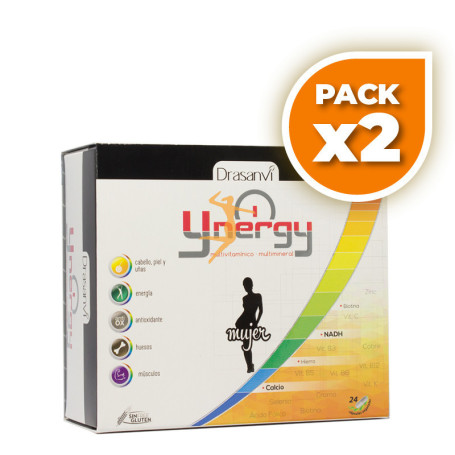 Pack 2x YNERGY MUJER 24 CÁPSULAS DRASANVI