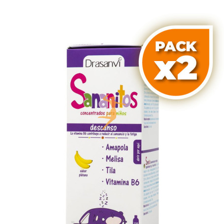 Pack 2x SANANITOS DESCANSO 150Ml. DRASANVI