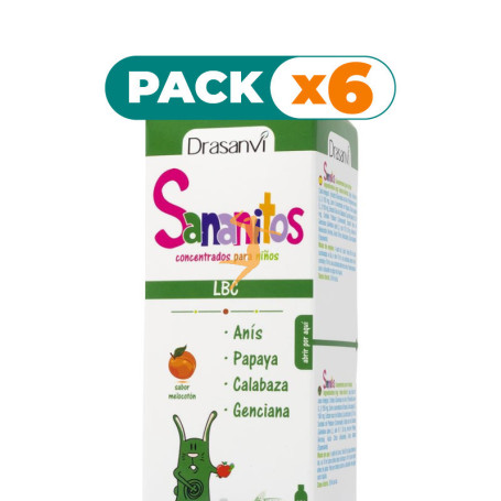 Pack 6x SANANITOS LBC 150Ml. DRASANVI