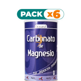 Pack 6x CARBONATO DE MAGNESIO 200Gr. DRASANVI