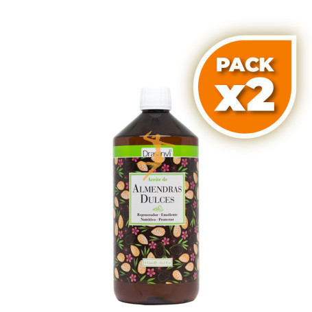 Pack 2x ACEITE DE ALMENDRAS 1Lt. DRASANVI