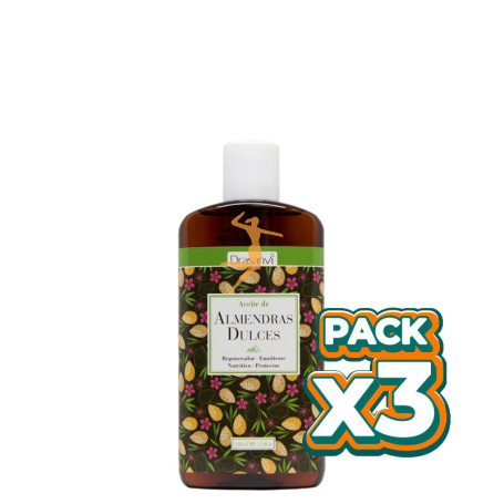 Pack 3x ACEITE DE ALMENDRAS 250Ml. DRASANVI