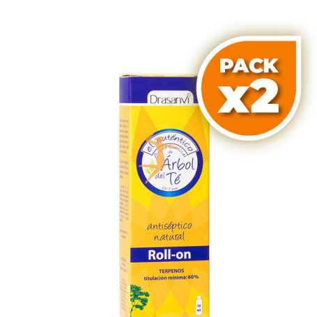 Pack 2x ACEITE DE ÁRBOL DE TÉ ROLL-ON 10Ml. DRASANVI