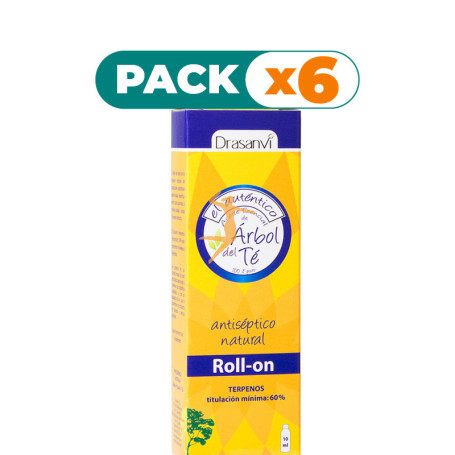 Pack 6x ACEITE DE ÁRBOL DE TÉ ROLL-ON 10Ml. DRASANVI