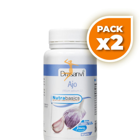 Pack 2x AJO MACERADO 1000Mg. 48 PERLAS DRASANVI