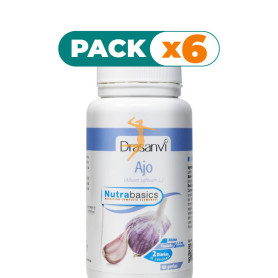 Pack 6x AJO MACERADO 1000Mg. 48 PERLAS DRASANVI