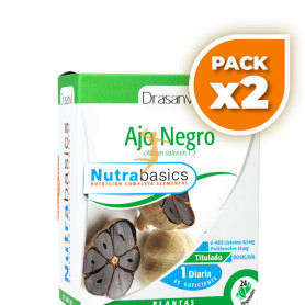 Pack 2x AJO NEGRO 24 CAPSULAS DRASANVI